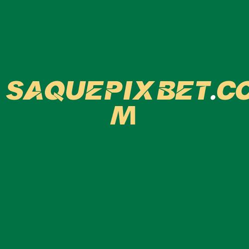 Logo da SAQUEPIXBET